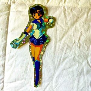 Y2K Vintage Sailor Moon sailor mercury hologram holographic sticker 1998